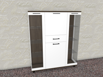 Модульная система Грейс Шкаф ШК-5080  Гикори Джексон Темный