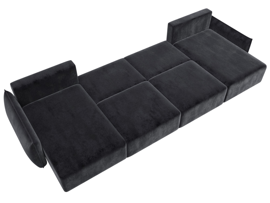 Диваны еврокнижки, Диван П-образный Лига-051 НПБ Лонг, велюр TOWER