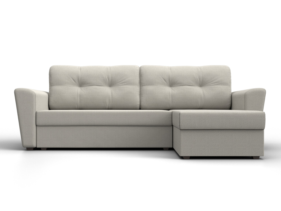 Диваны угловые в гостиную, Угловой диван Амстердам Лайт правый угол, рогожка Амур