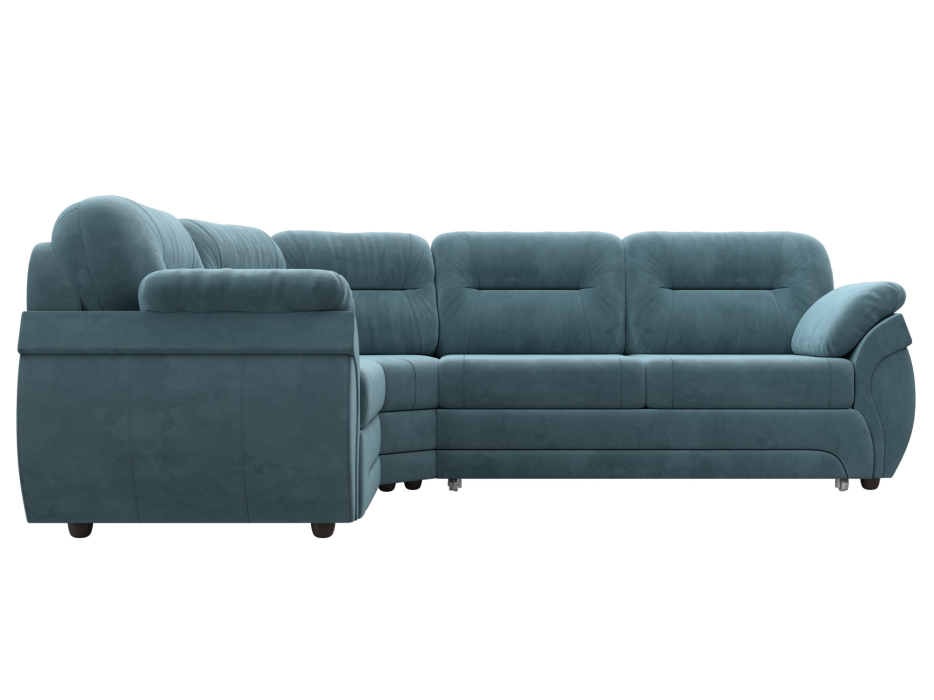 Диваны угловые в гостиную, Диван угловой Бруклин левый угол, велюр