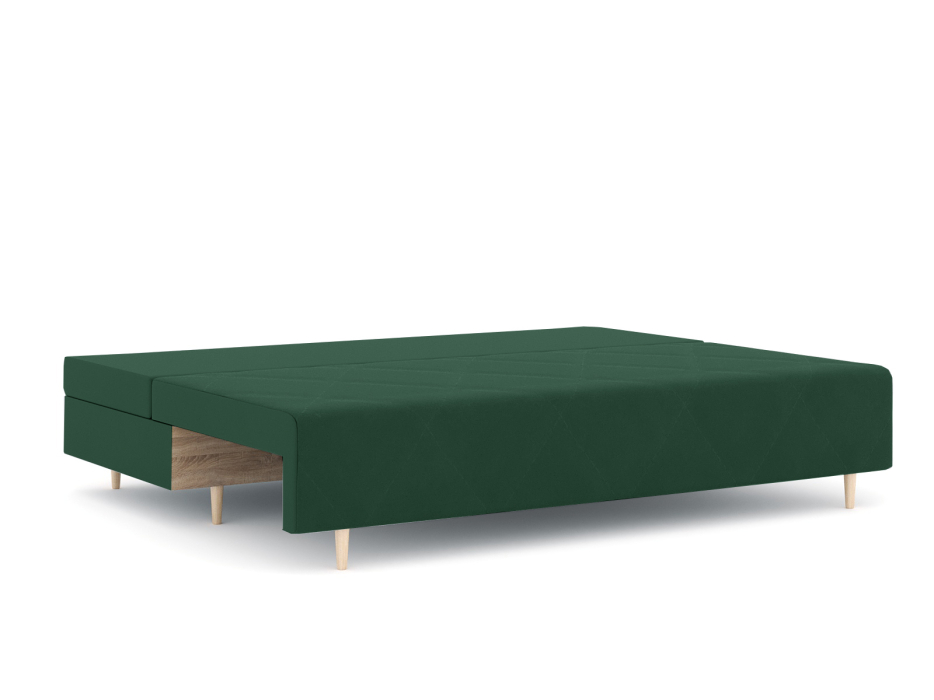 Диваны еврокнижки, Диван-кровать Милли без подлокотников, велюр