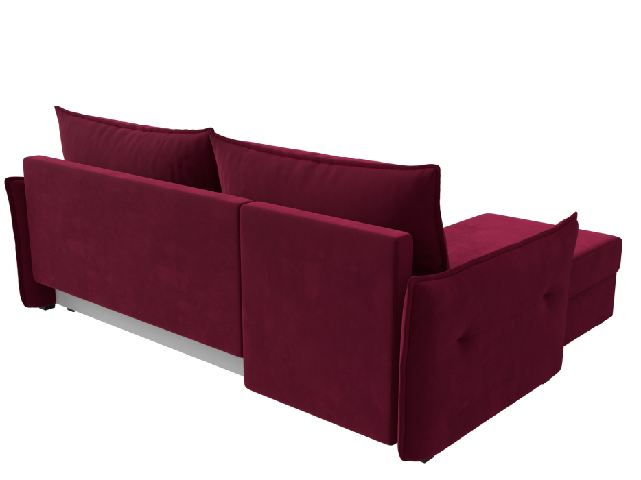 Диваны угловые в гостиную, Угловой диван Лига-004 левый угол, микровельвет