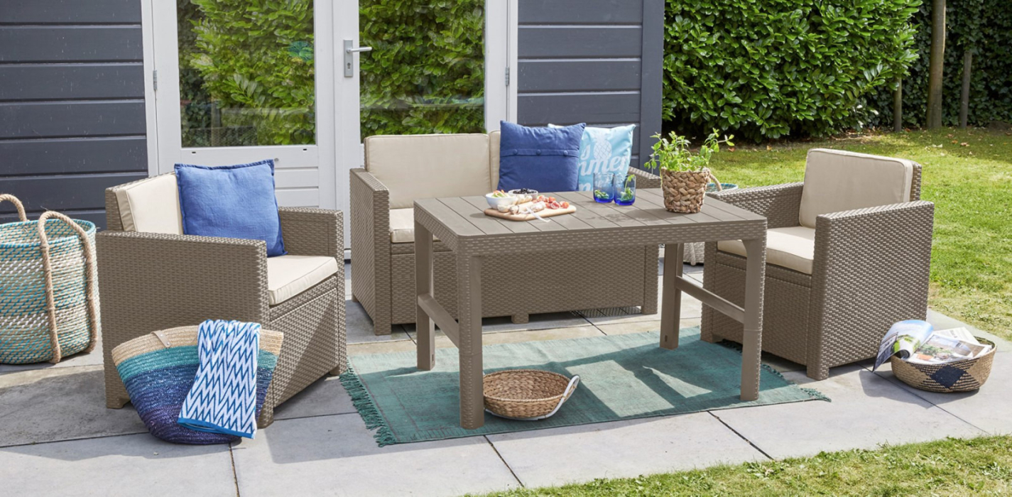 Столы, Стол садовый с регулируемой высотой  Lyon rattan table