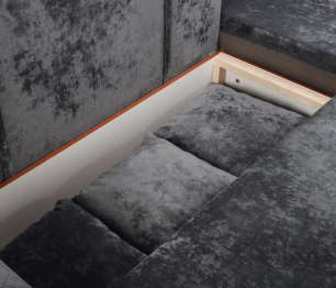 Угловой диван Марго 1 правый, велюр