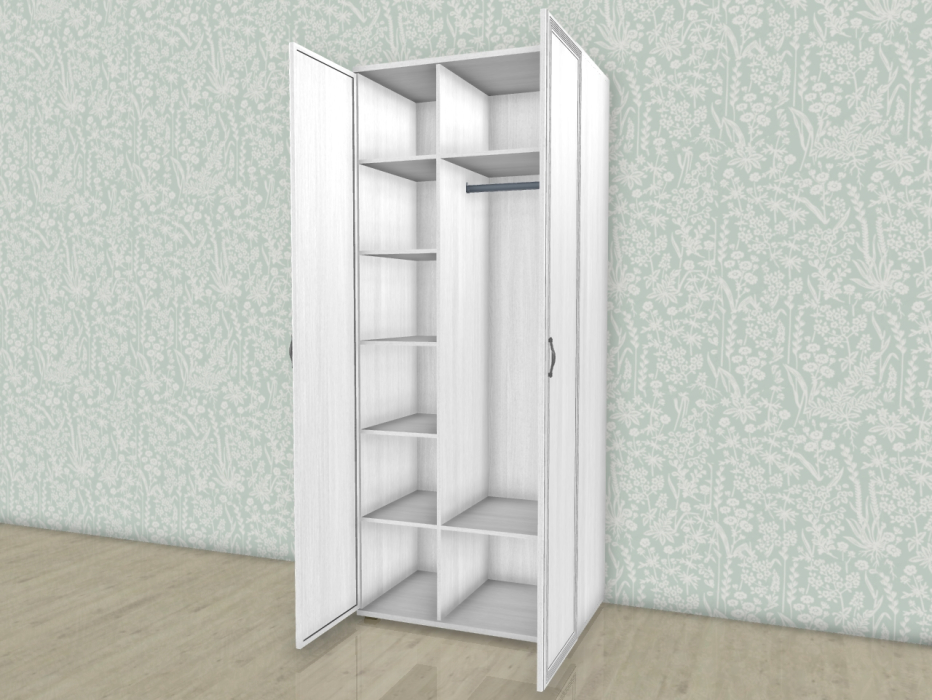Шкафы двухстворчатые, Модульная система Карина Шкаф ШК-1008