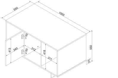 Журнальный стол Алма