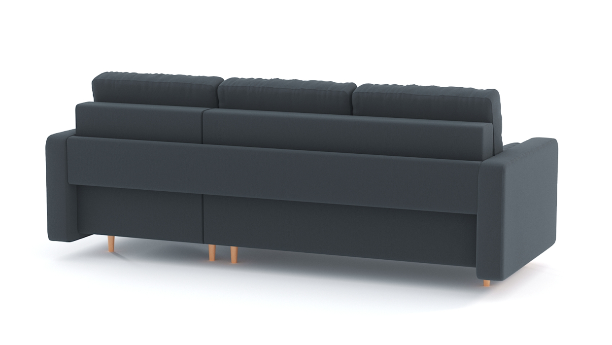 Диваны угловые в гостиную, Диван-кровать угловой еврокнижка-пантограф Белфаст, велюр