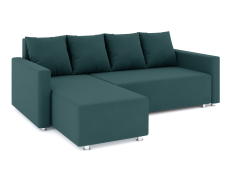 Диваны угловые в гостиную, Диван-кровать угловой Челси еврокнижка, велюр