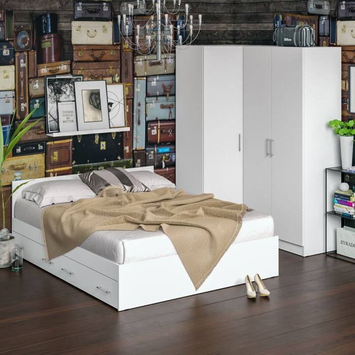 Спальные гарнитуры, Гарнитур Спальный № 2 Стандарт с кроватью 1600 с ящиками