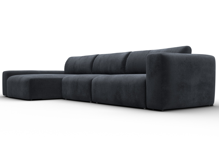 Диваны угловые в гостиную, Диван угловой Лига-066 НПБ Лонг угол левый, велюр TOWER