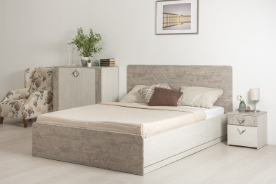 Кровать 1600 с подъёмным ортопедическим основанием Амели 11.31