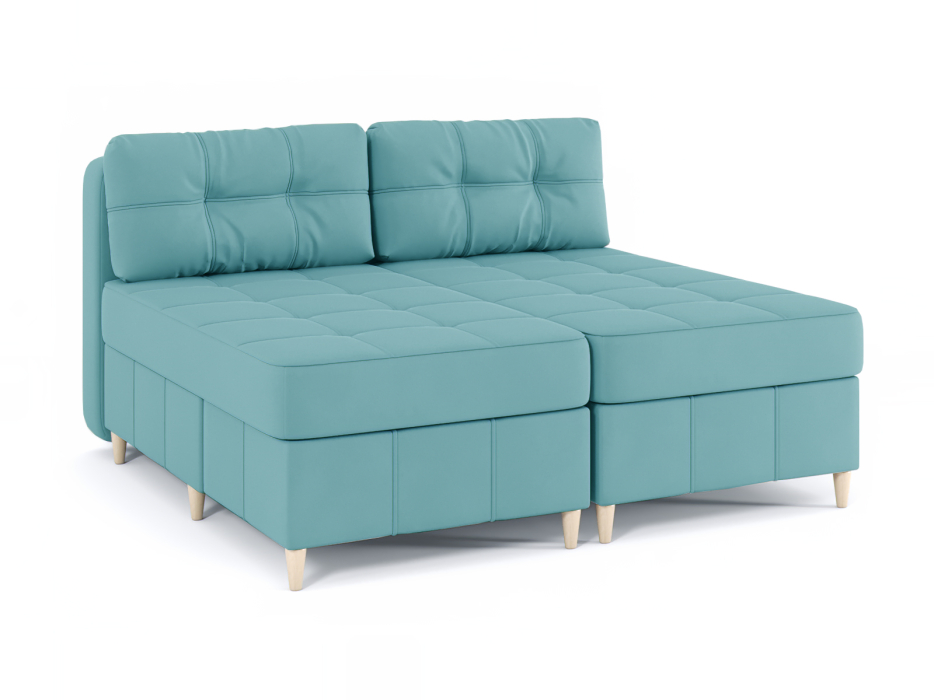 Диваны угловые в гостиную, Диван-кровать угловой Оливер Люкс 2 еврокнижка-трансформер, велюр