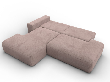 Диван угловой Лига-036 НПБ Модерн левый угол, велюр TOWER