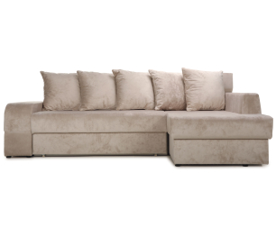 Угловой диван Марго 1 правый, велюр