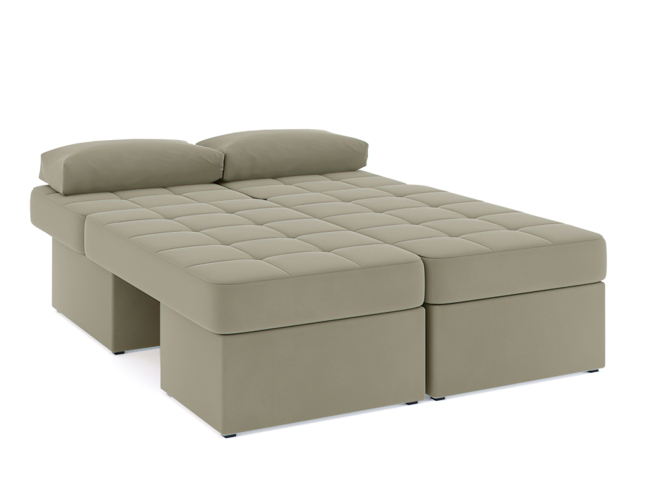 Диваны угловые в гостиную, Диван-кровать угловой Оливер еврокнижка-трансформер, велюр