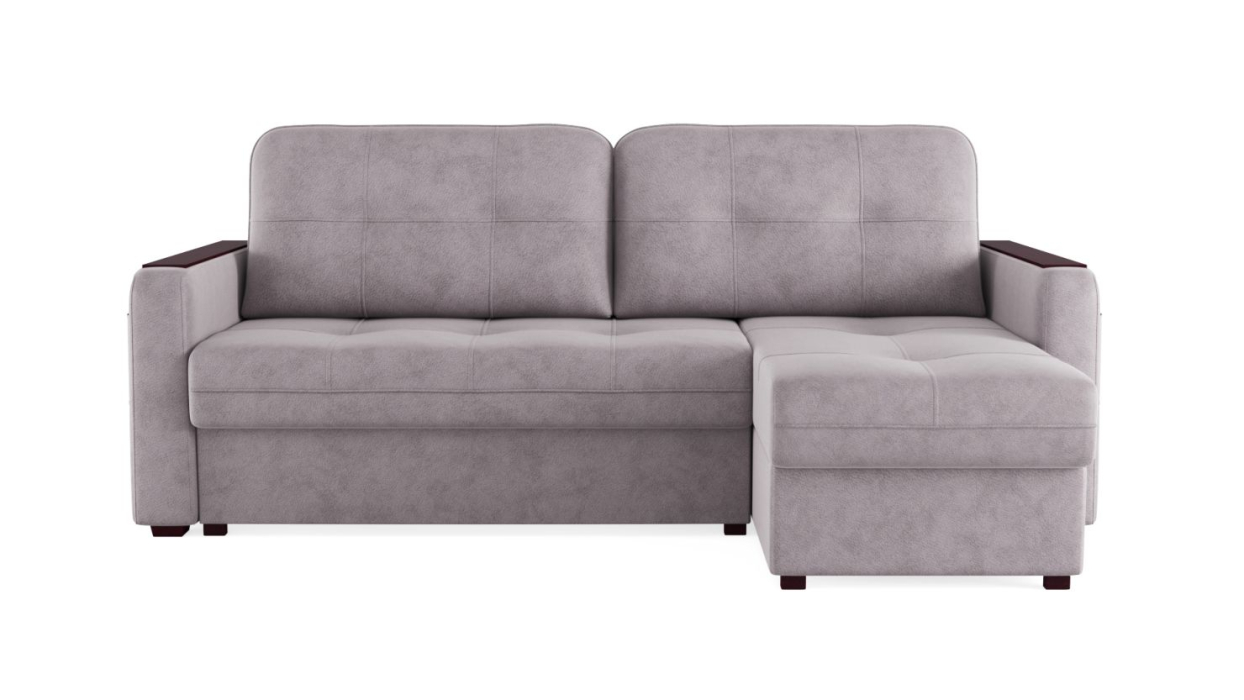 Диваны угловые в гостиную, Диван-кровать угловой Смарт 3 Велюр