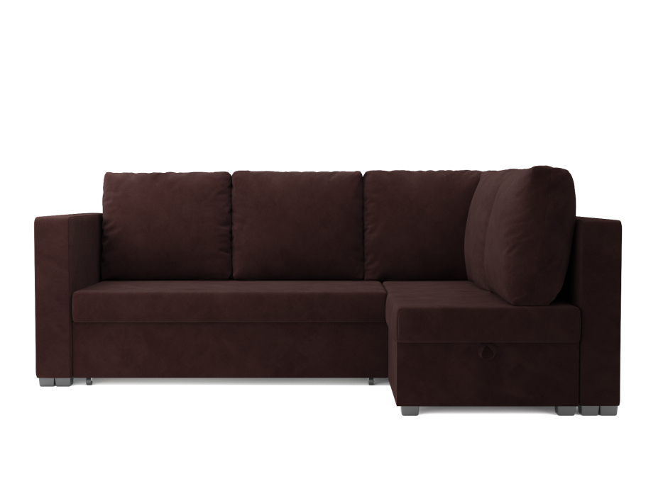 Диваны угловые в гостиную, Угловой диван Монако, велюр