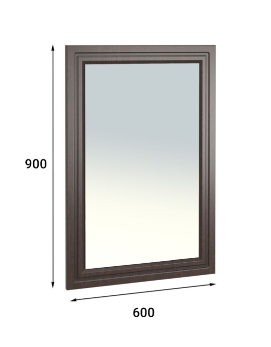 Зеркала в спальню, Зеркало «Монблан» МБ-41 (600х900)