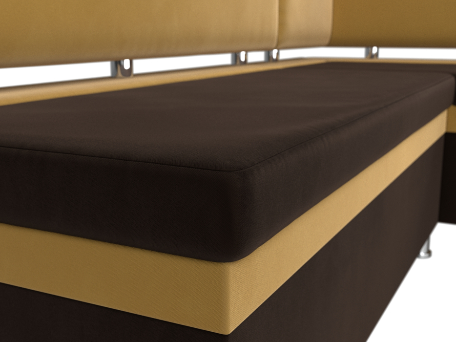 Кухонные уголки, Кухонный уголок Стайл правый угол, микровельвет