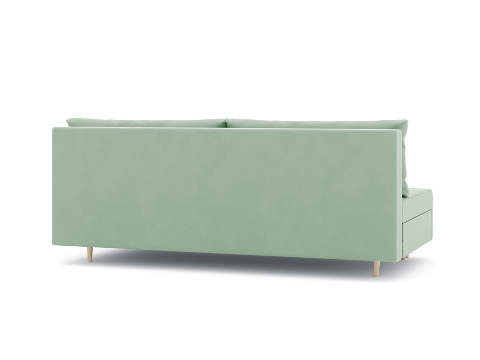 Диваны еврокнижки, Диван-кровать Милли без подлокотников, велюр