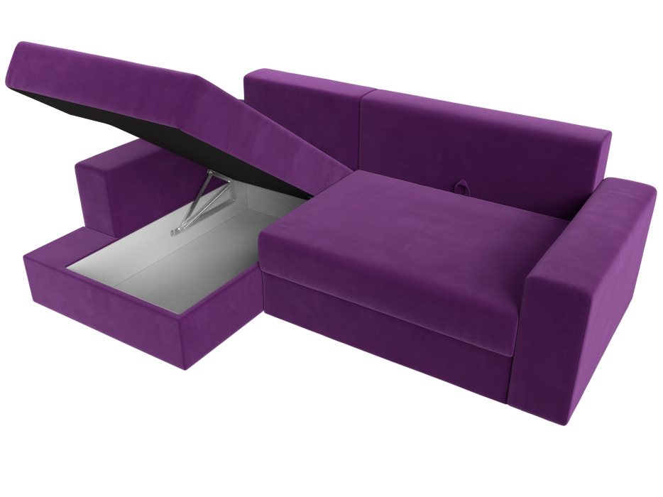 Офисные диваны, Угловой диван Майами левый угол, микровельвет