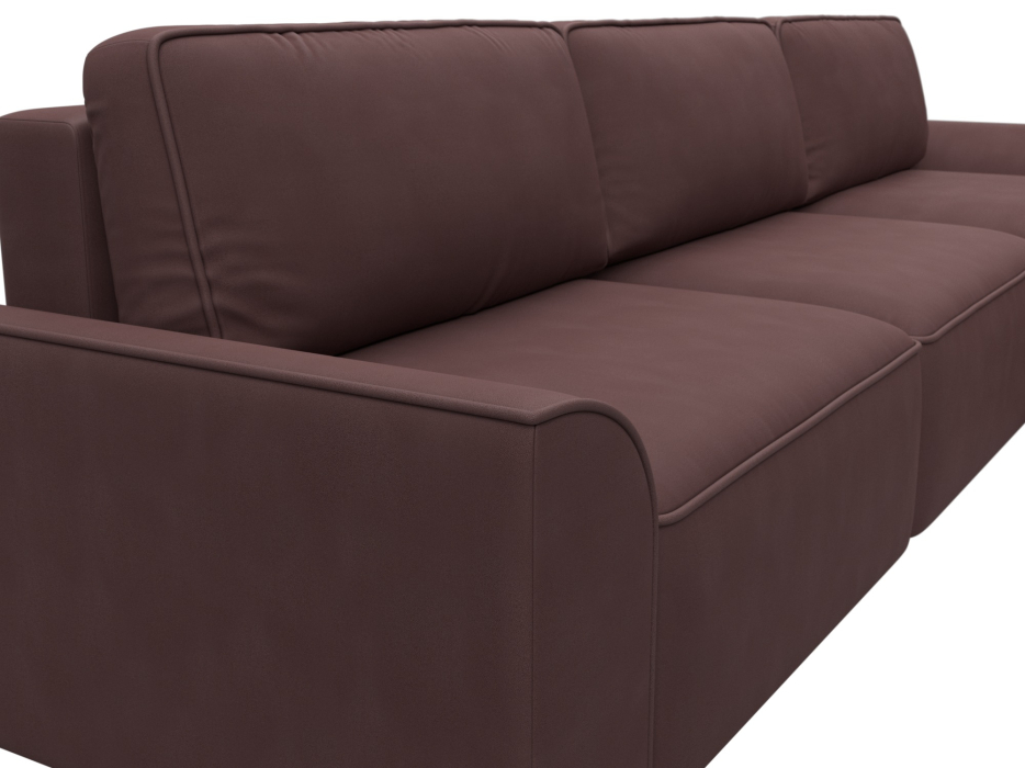 Диваны угловые в гостиную, Диван угловой Лига-048 НПБ лонг, замша JOLY