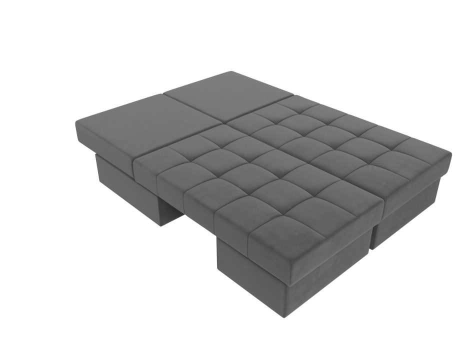 Диваны еврокнижки, Диван трансформер Сплит, велюр