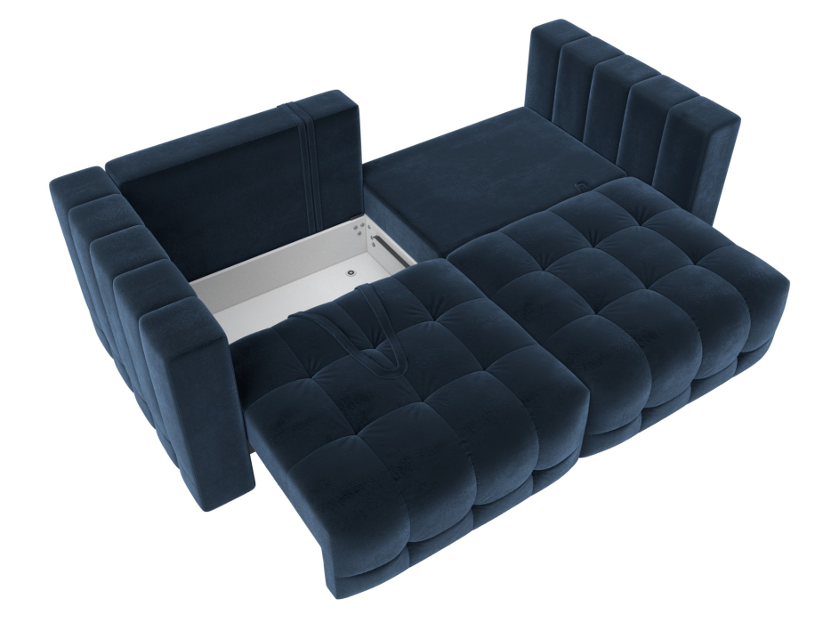 Дизайнерские диваны для гостиной, Диван прямой Лига-052 НПБ, велюр TOWER