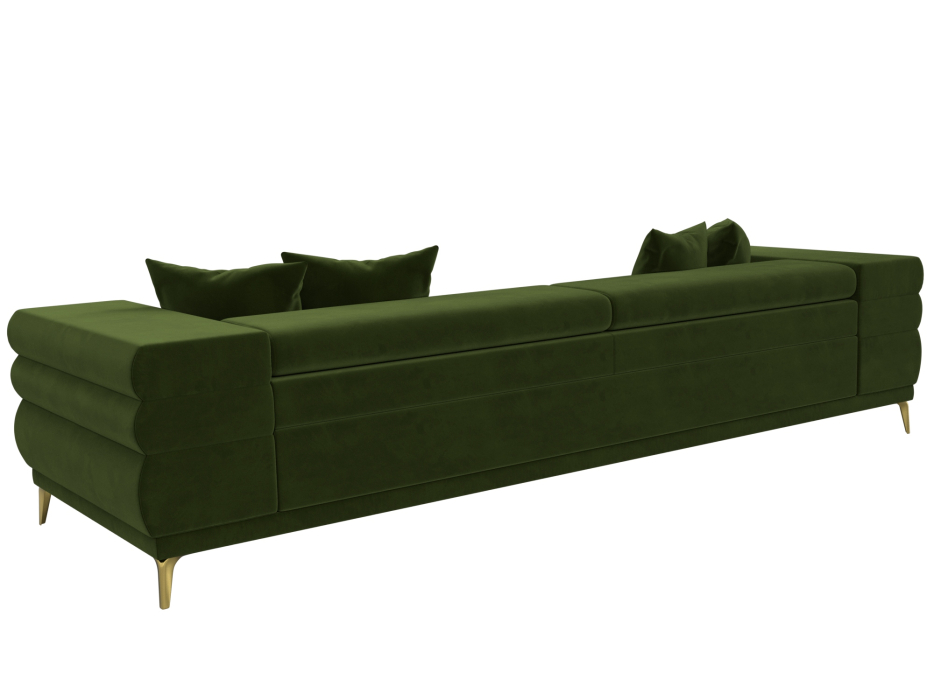 Дизайнерские диваны для гостиной, Прямой диван Лига-021, микровельвет