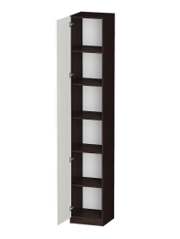 Распашной шкаф Лайф с полками 40*40*240 Венге