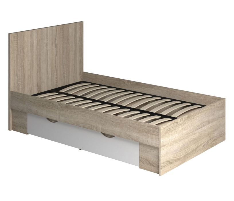 Кровати одноярусные, Кровать Фреш с ящиками КРФР 2-Я-1200