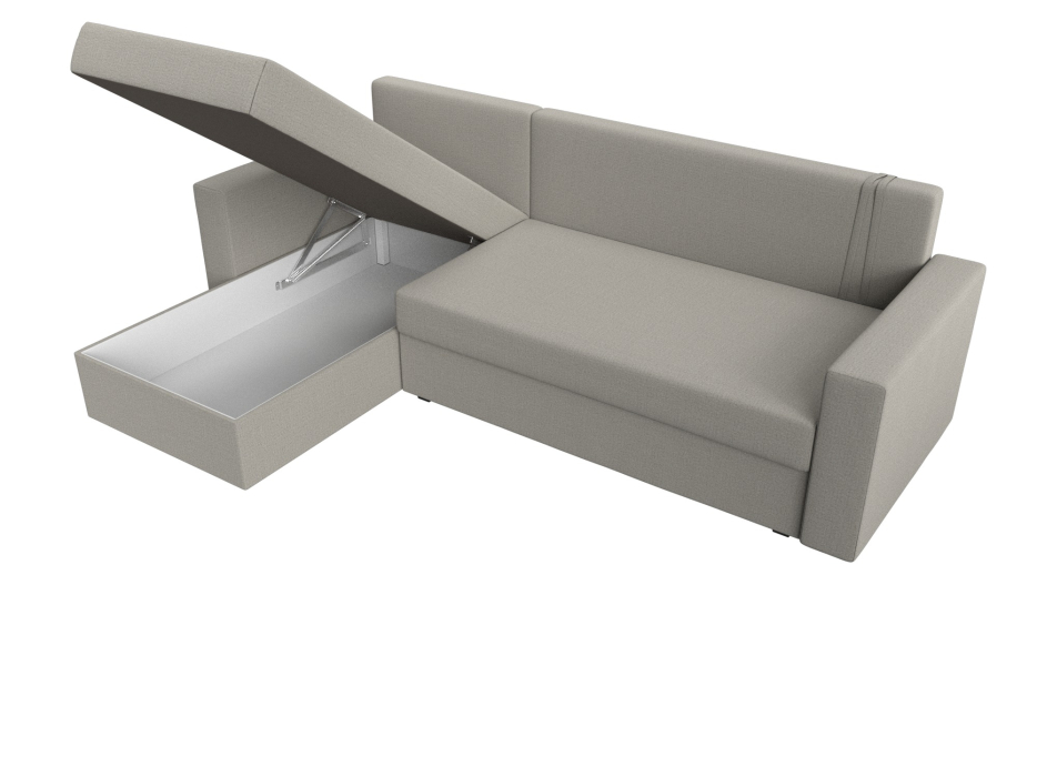 Диваны угловые в гостиную, Угловой диван Траумберг Лайт левый угол, рогожка