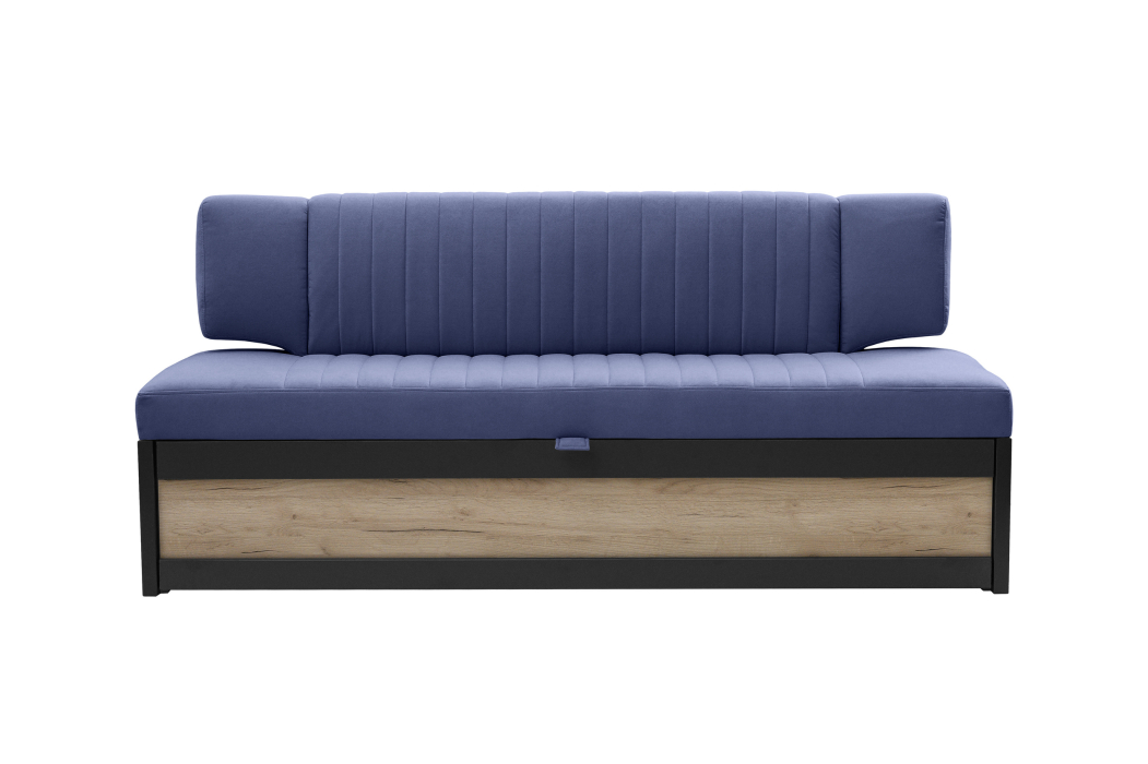 Диваны прямые кухонные, Прямой кухонный диван Парус 174 Дуб крафт серый