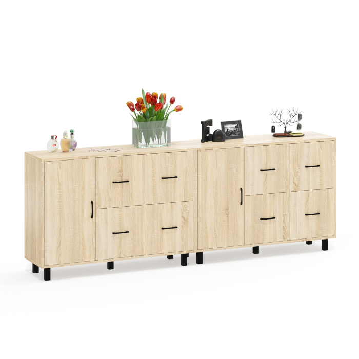 ТВ-тумбы, Два комода РВК 125-1204 с дверкой и 4-мя ящиками