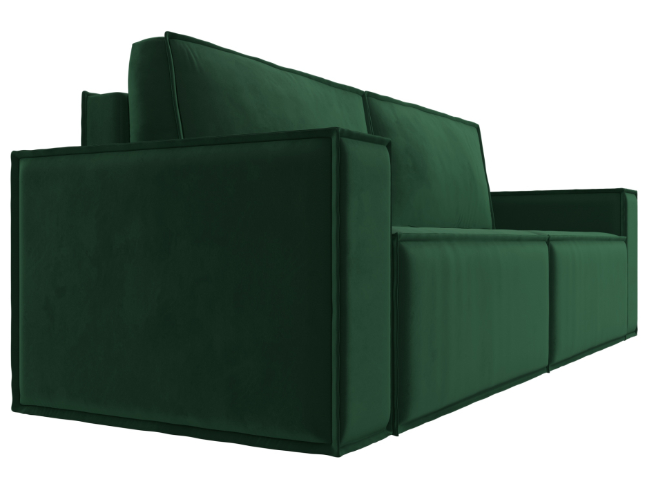 Диваны еврокнижки, Диван прямой Куба Лайт, велюр SEVEN