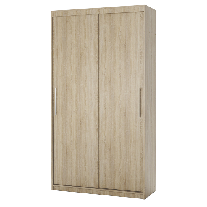 Шкафы-купе 2-х дверные, Шкаф-купе 2-х дверный Эконом платяной 120х45х200