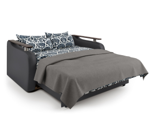 Диван-кровать Гранд Д 160, рогожка/экокожа