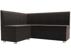 Диваны угловые кухонные, Диван кухонный угловой Уют левый угол, велюр