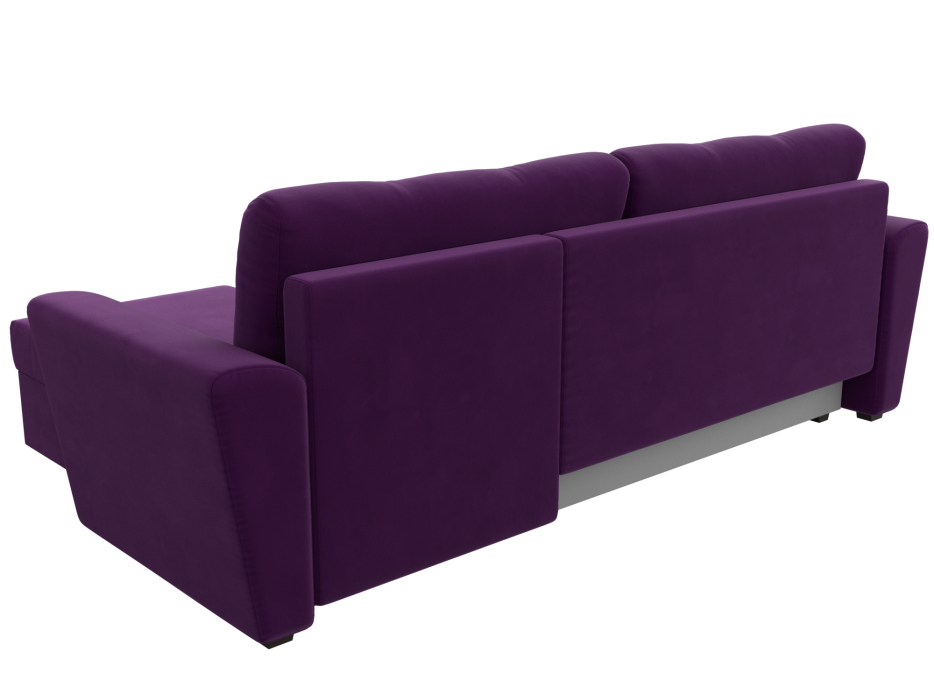 Диваны угловые в гостиную, Угловой диван Амстердам Лайт правый угол, микровельвет