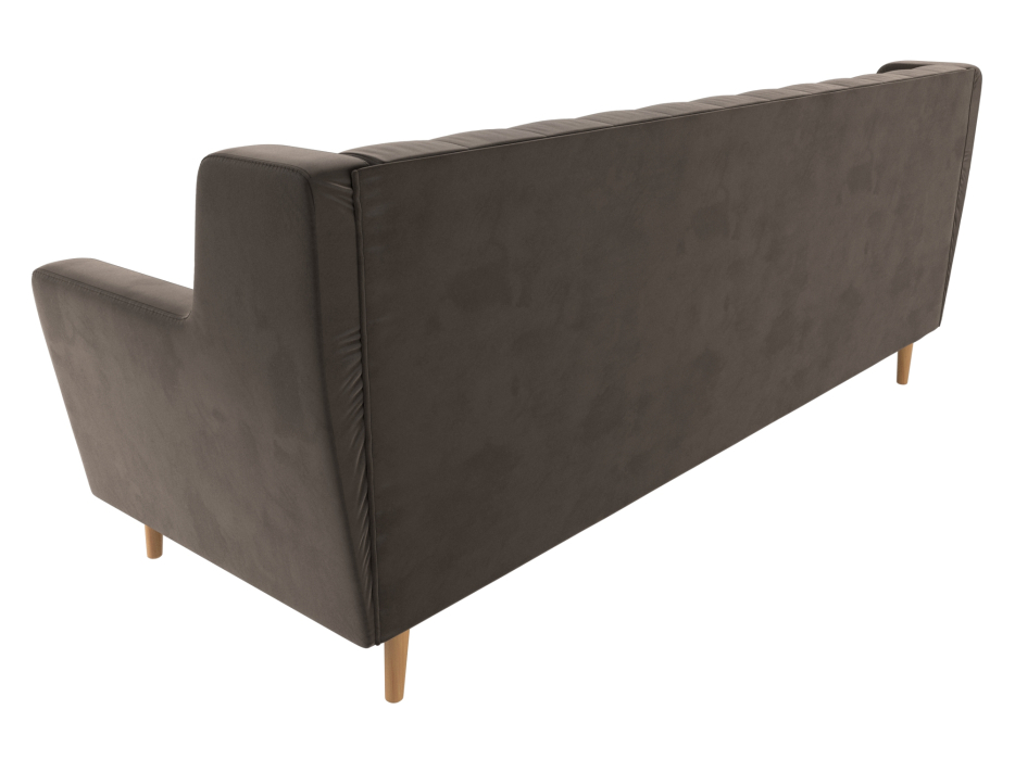 Диваны прямые кухонные, Прямой диван Брайтон 3 Люкс, велюр