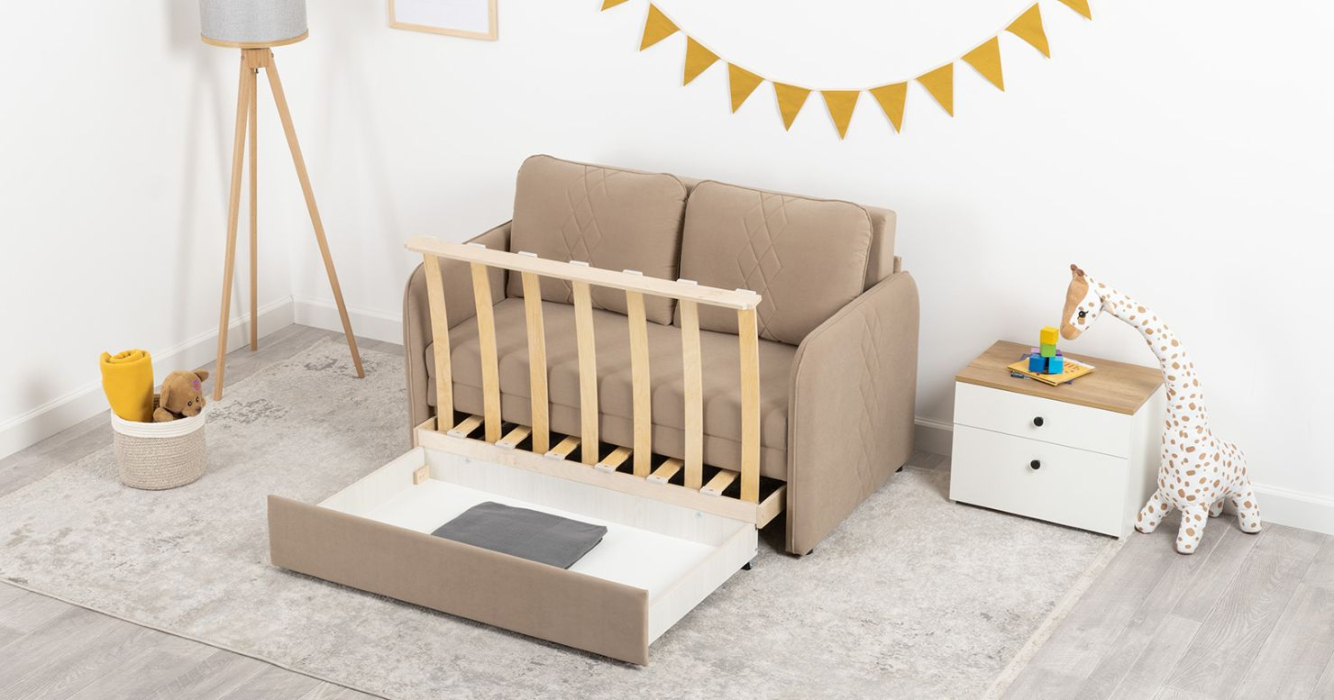 Диваны с ящиком для белья, Диван-кровать Юта (120)