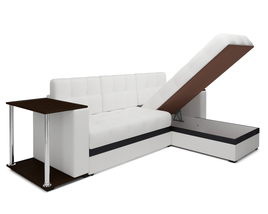 Диваны угловые в гостиную, Диван угловой Атланта (Экокожа)