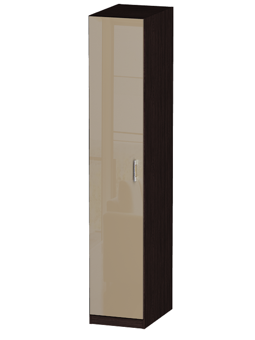 Шкафы одностворчатые, Распашной шкаф Лайф с полками 40*60*215 Венге