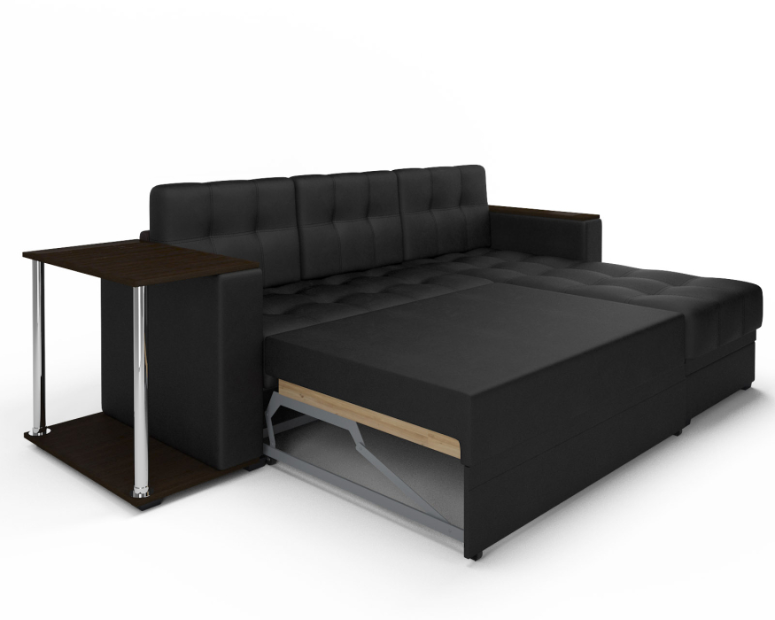 Диваны угловые в гостиную, Диван угловой Атланта (Экокожа)