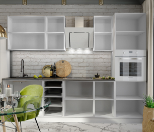 Кухонный гарнитур без столешницы Коктейль 2,8 м