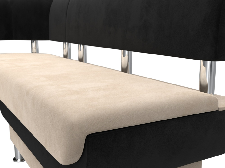 Кухонные уголки, Кухонный угловой диван Альфа левый угол, велюр