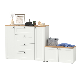 Комод Остин 16.221 с тумбой две дверки