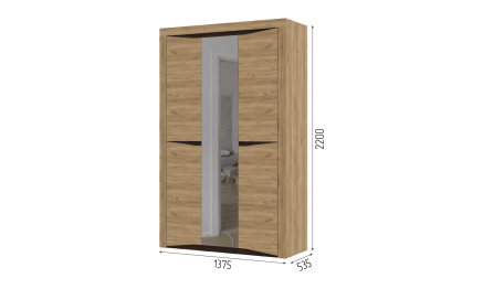 Шкаф трехстворчатый ШК 702 спальня Паола