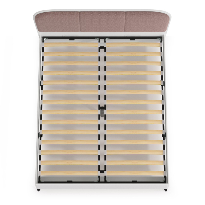 Кровати 160х200, Кровать с мягкой спинкой с ортопедическим основанием Валенсия