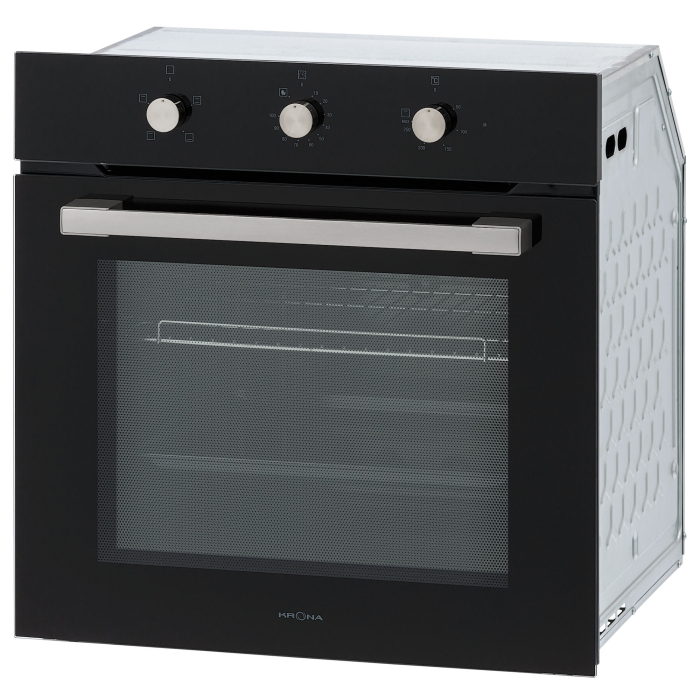 Духовые шкафы, Электрический духовой шкаф KRONA SERA 60 BL (независимый)